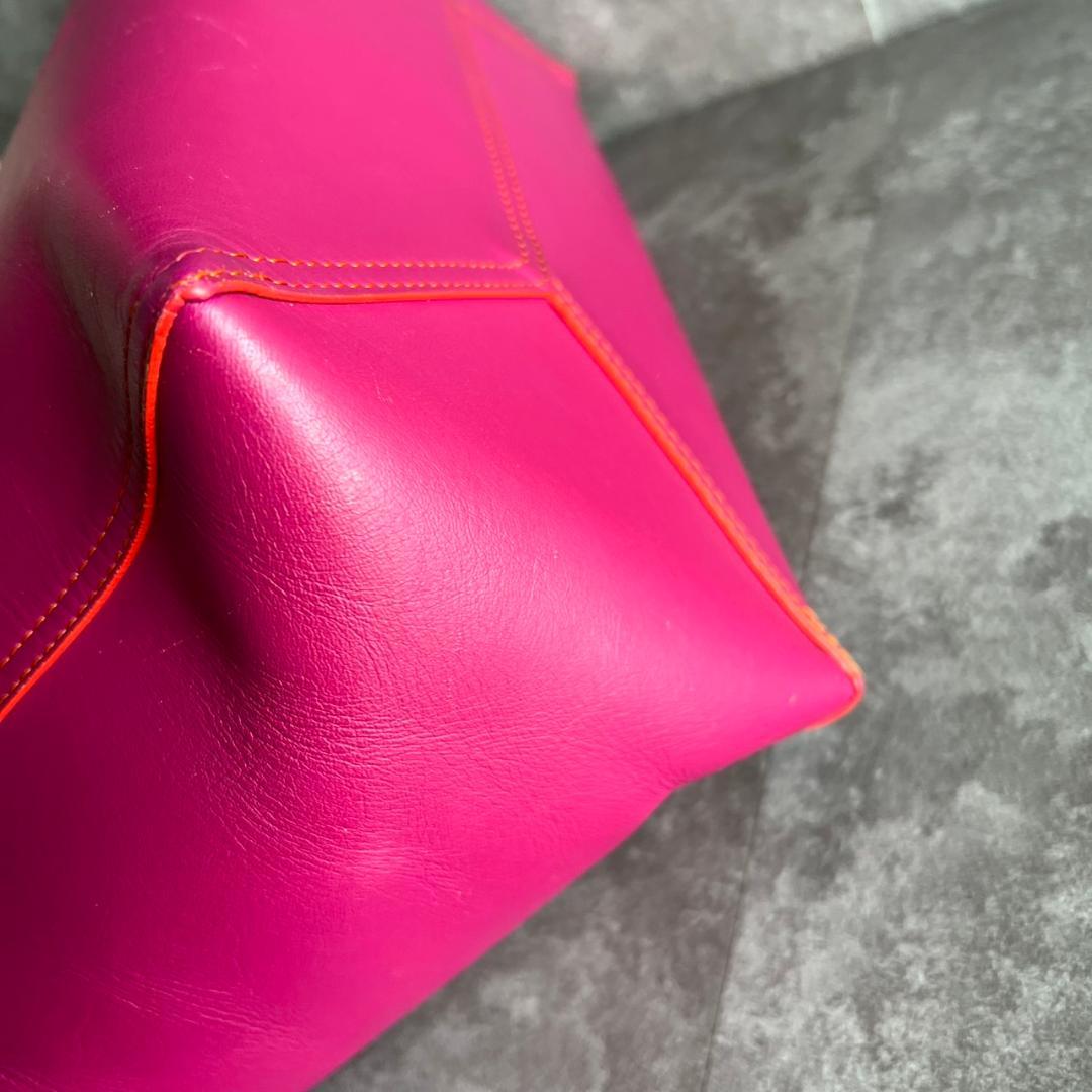 ゆずポン⭐️LOEWE⭐️ロエベ レオ トートバッグ アナグラム ピンク