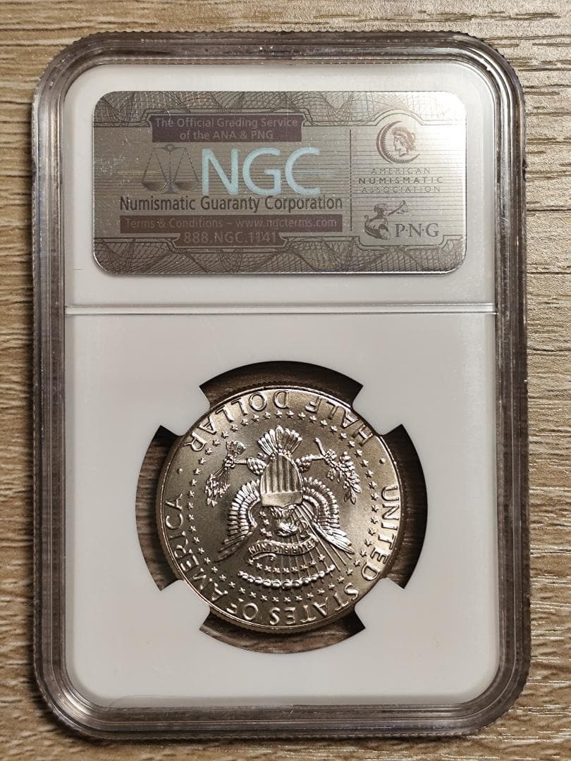 NGC MS68☆2010D アメリカ ハーフダラー 50セント  硬貨