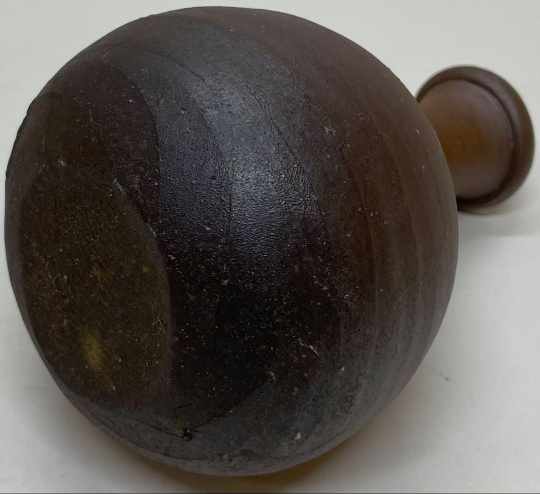 にしえ　人間国宝　藤原雄　備前徳利　共箱　共布　栞　L509