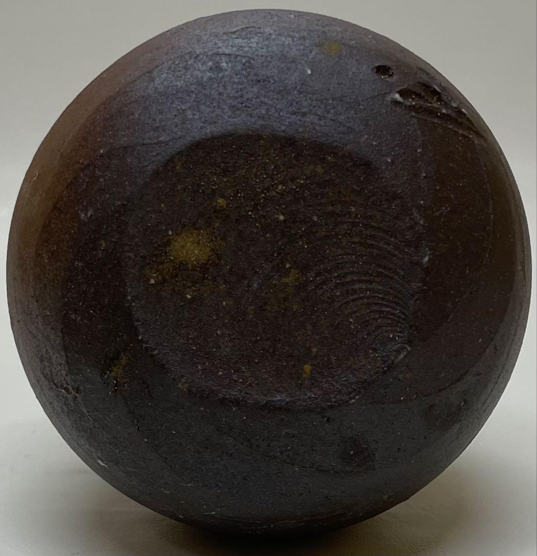 にしえ　人間国宝　藤原雄　備前徳利　共箱　共布　栞　L509