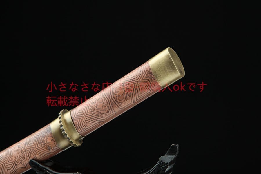 武具　刀装具　日本刀　模造刀　 肋差 短刀 居合刀 紫銅 こけし神