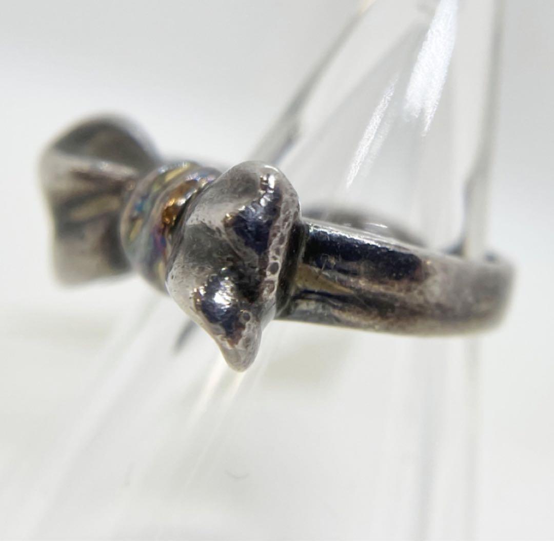 Tiffany & Co. リボンリング 925/750 3.7g サイズ5