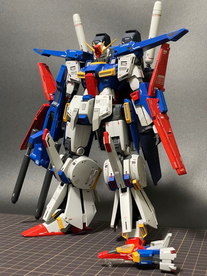 mg 強化型z zガンダムverKa 全塗装完成品