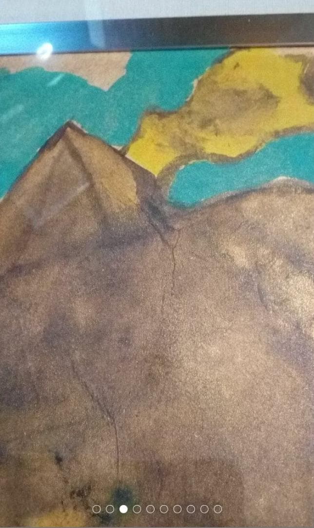 田崎広助　由布岳水彩3号真作巨匠美術年鑑1号120万円評価文化勲章受章大人気作家