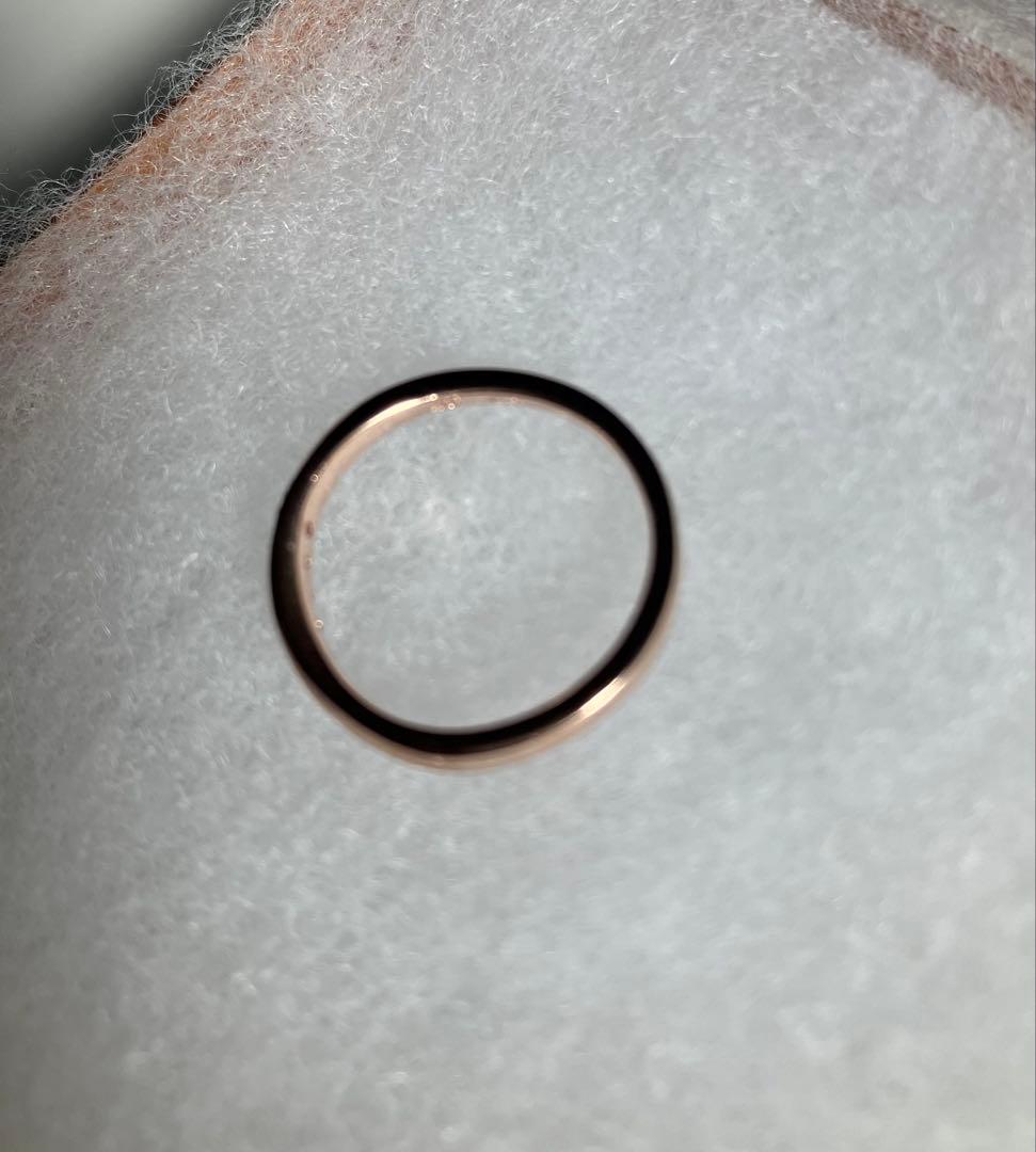 しーちゃんさん専用　4°C 10Kダイヤデザインリング