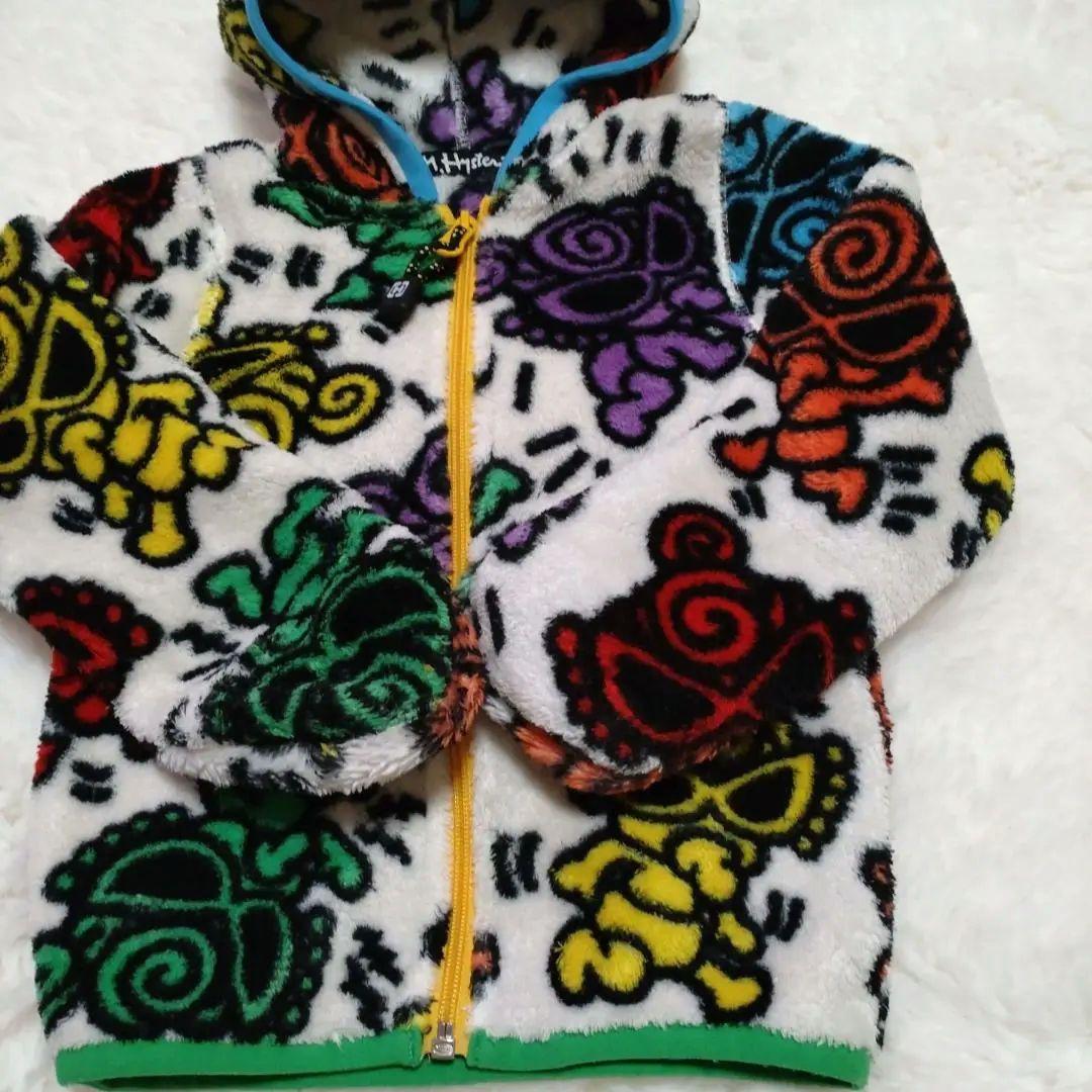 HYSTERIC MINIヒスミニフリースセットアップ白90cm