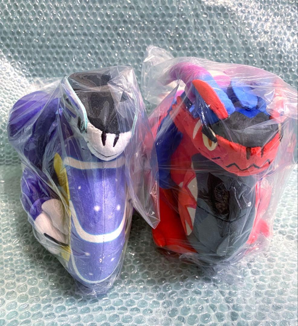 ポケモンぬいぐるみ コライドン(しっそうけいたい)&ミライドン(ドライブモード)