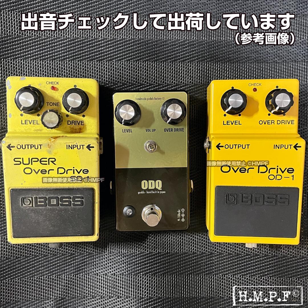 自作BOSS OD-1クアッド/μPC4741仕様/黄/9〜18V電源対応