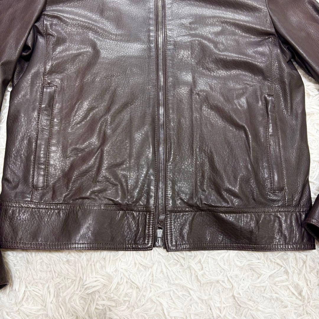 EMMETI JURI レザージャケット　シングルライダース　48