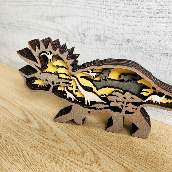 木製置物】トリケラトプス恐竜★ジュラシックパーク グッズ 置き物 雑貨 オブジェ