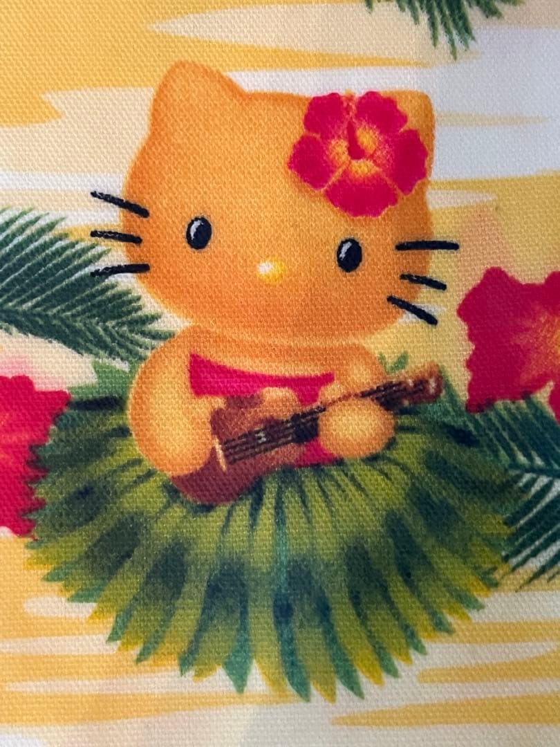 【新品未使用】日焼けキティ　ハイビスカス　トートバッグ　レトロキティ　ダニエル