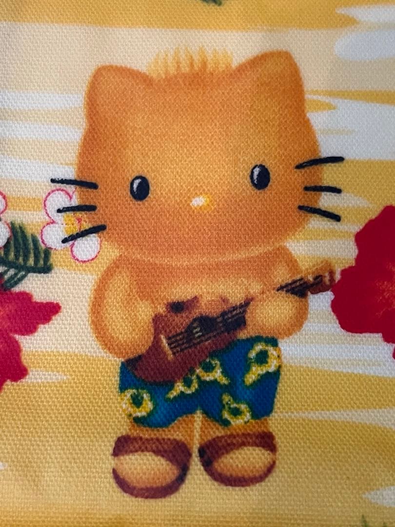 【新品未使用】日焼けキティ　ハイビスカス　トートバッグ　レトロキティ　ダニエル