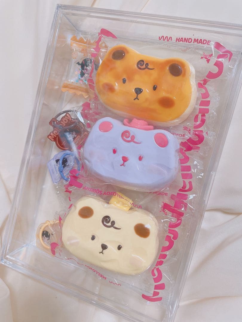 MelloJoy メロジョイ スクイーズ チーズベア 3種