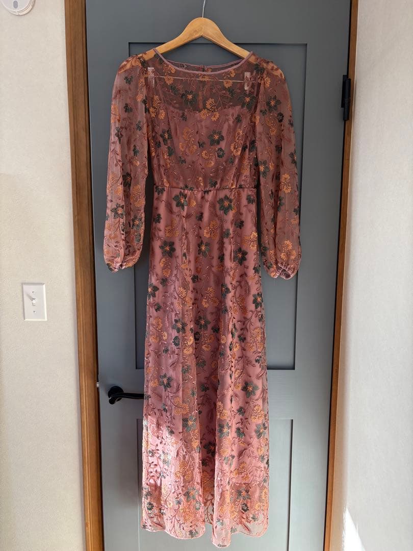 カスタネ　embroidery organdy dress オケージョンドレス