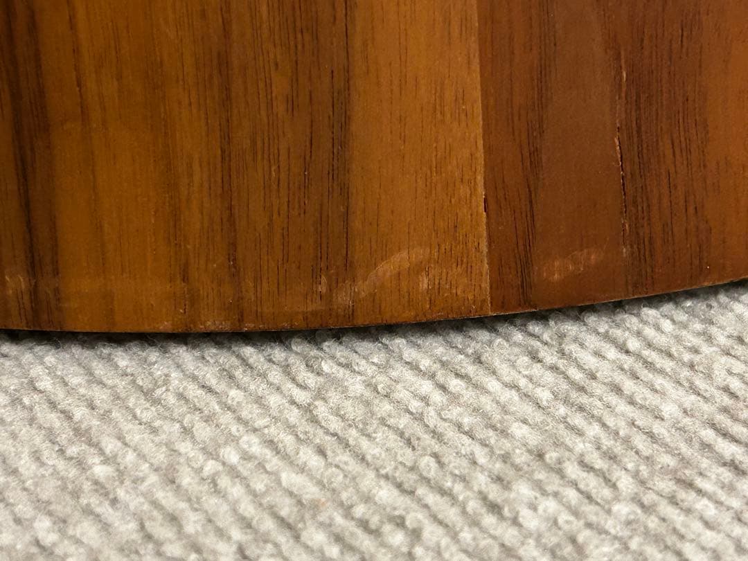 値下げ⭐︎美品　アルモニア ウォルナット円形ダイニングテーブル120センチ