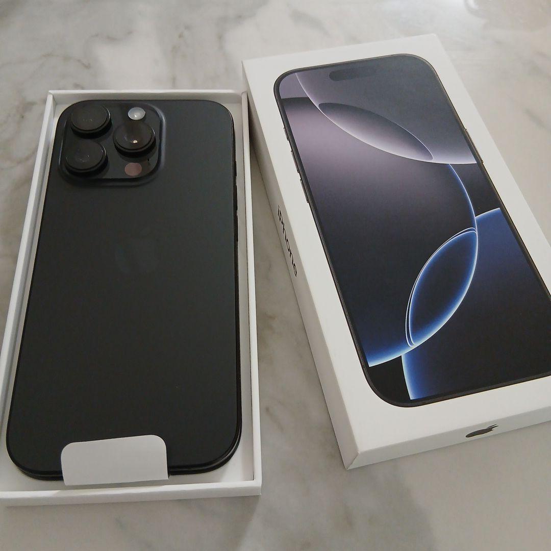 iPhone 16 Pro ブラックチタニウム 256GB 本体