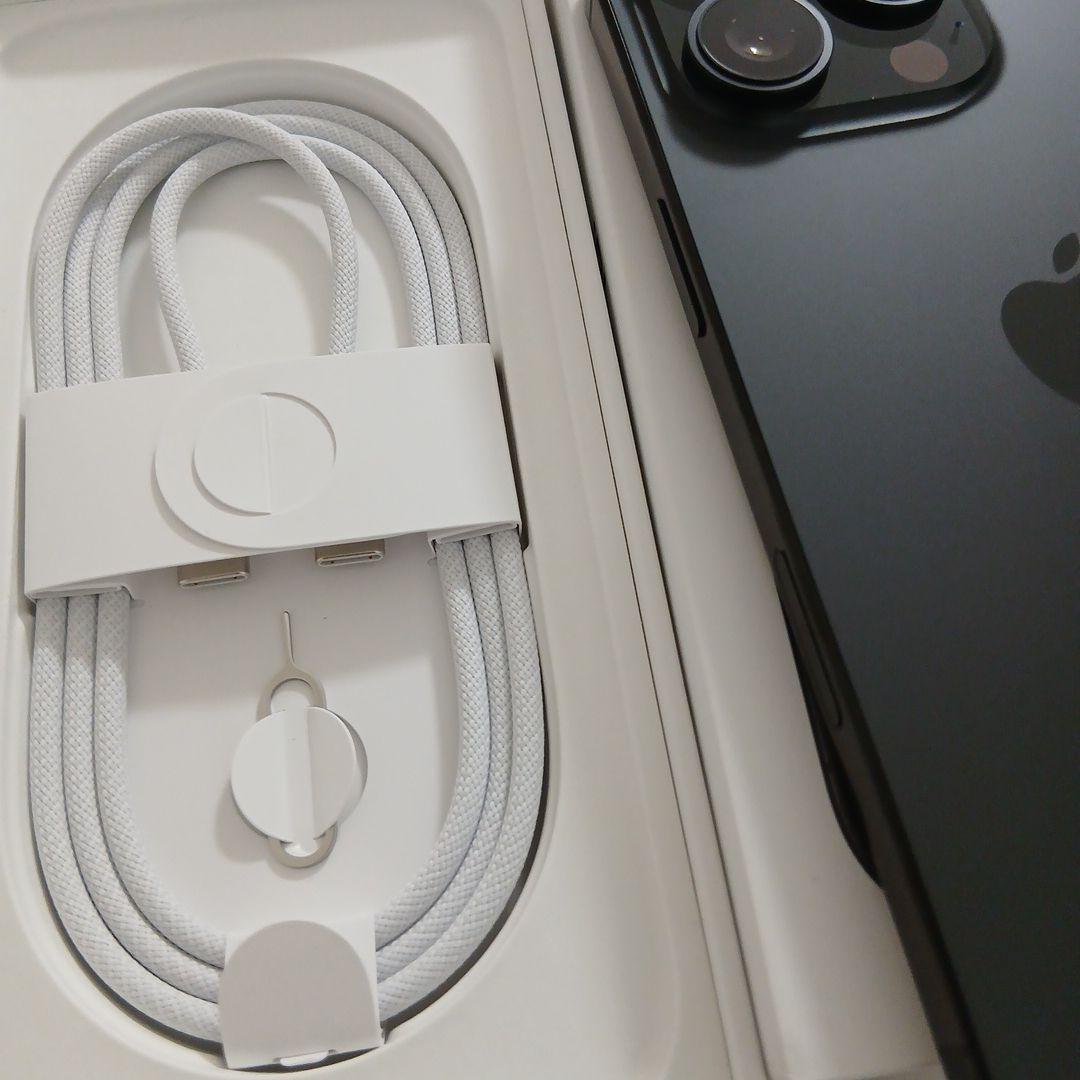 iPhone 16 Pro ブラックチタニウム 256GB 本体