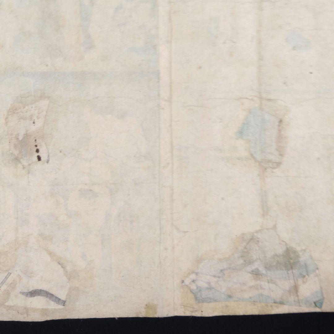 貴重 人気 相撲絵 江戸両国回向院大相模之圖 立川斎国郷画 浮世絵 版画 錦絵