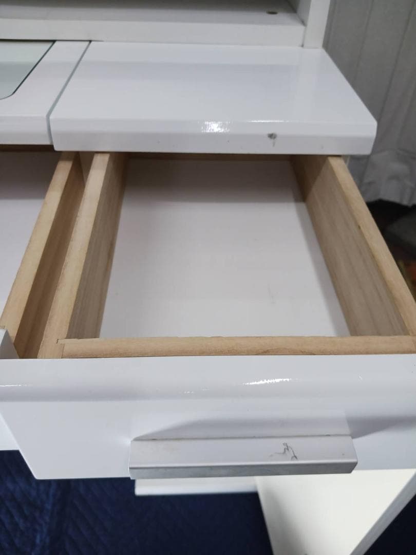 ドレッサー　鏡台　化粧台　ホワイト　木製