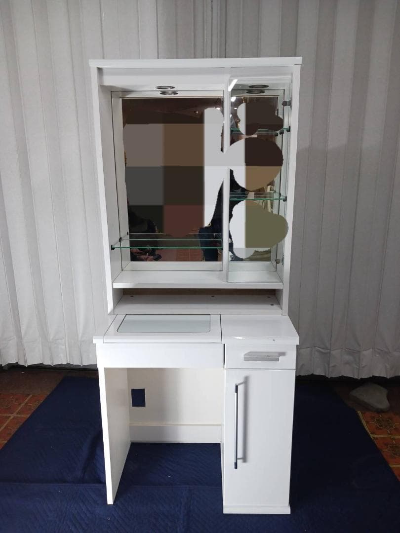 ドレッサー　鏡台　化粧台　ホワイト　木製