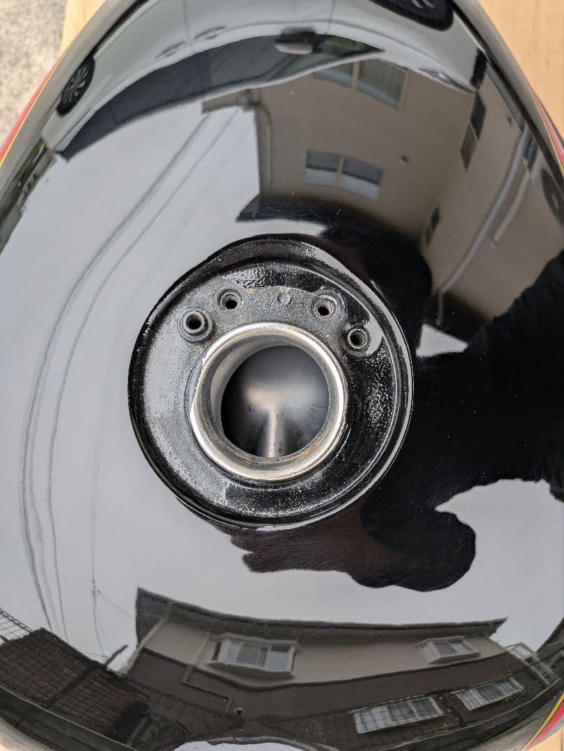 Kawasaki W650タンク クローム ブラック