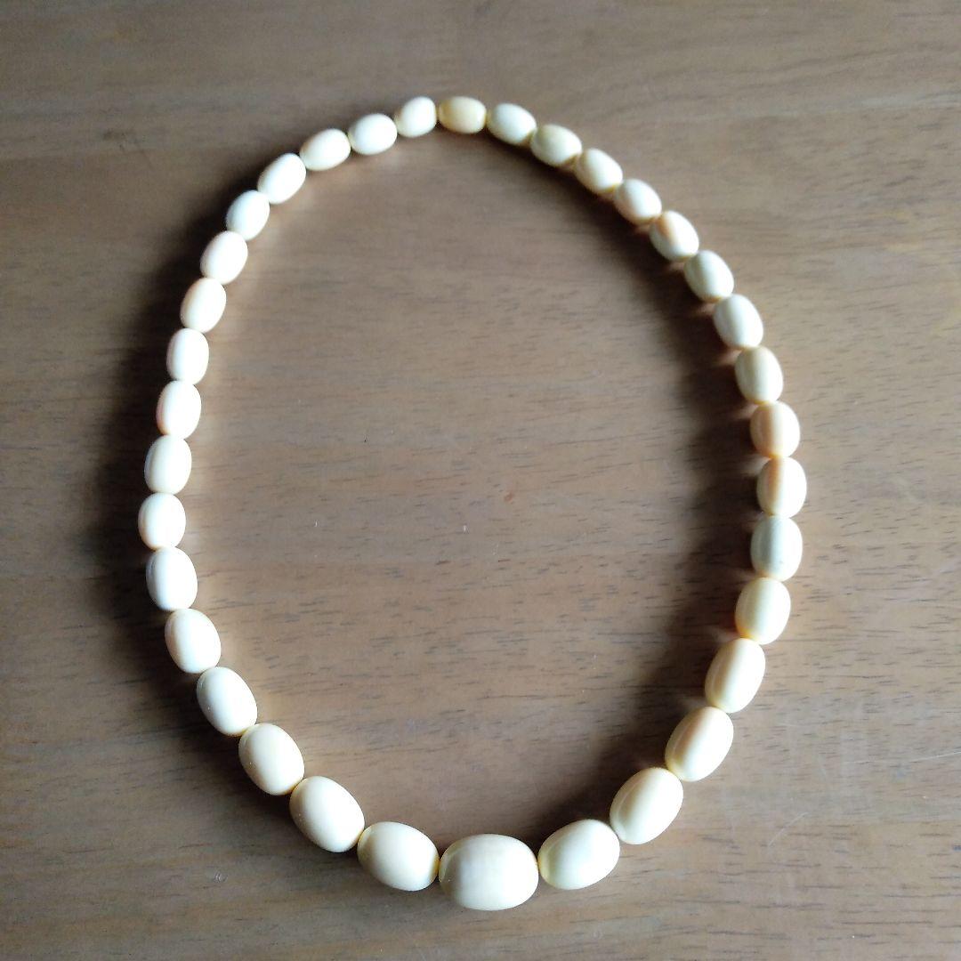 鯨歯　マッコウ鯨　ネックレス　約55㎝