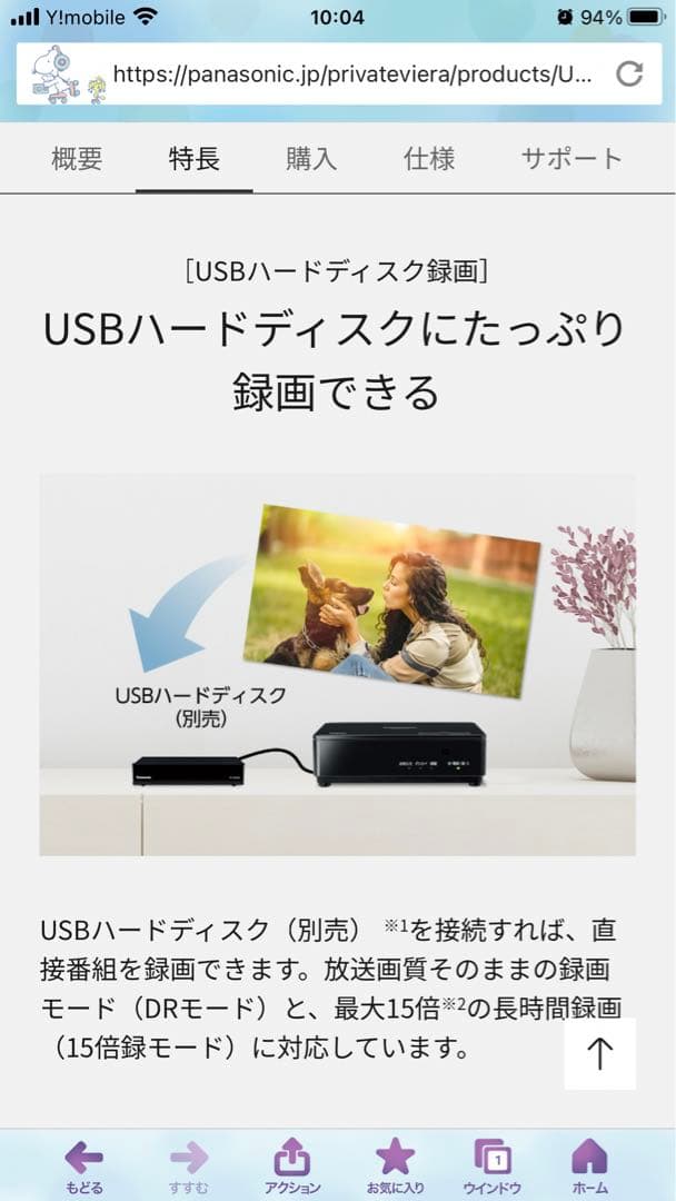 2023年製 パナソニック プライベート ビエラ UN-10E11-W 美品