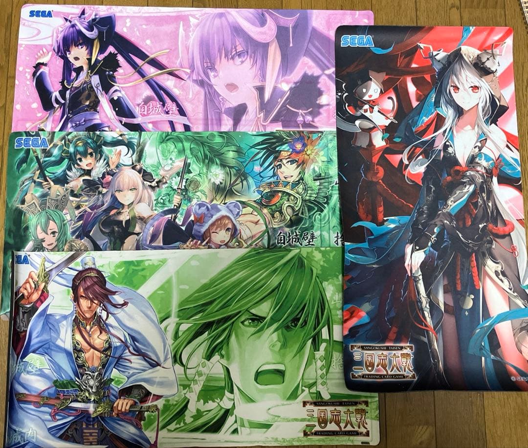 三国志大戦TCG　プレイマット　4枚セット