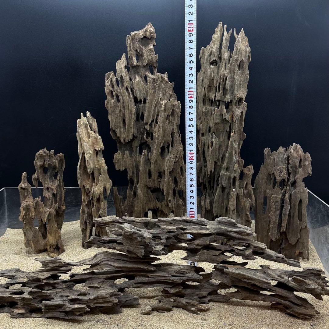 MMW-7055 マシンガンウッド8本セット　流木　アクアリウム