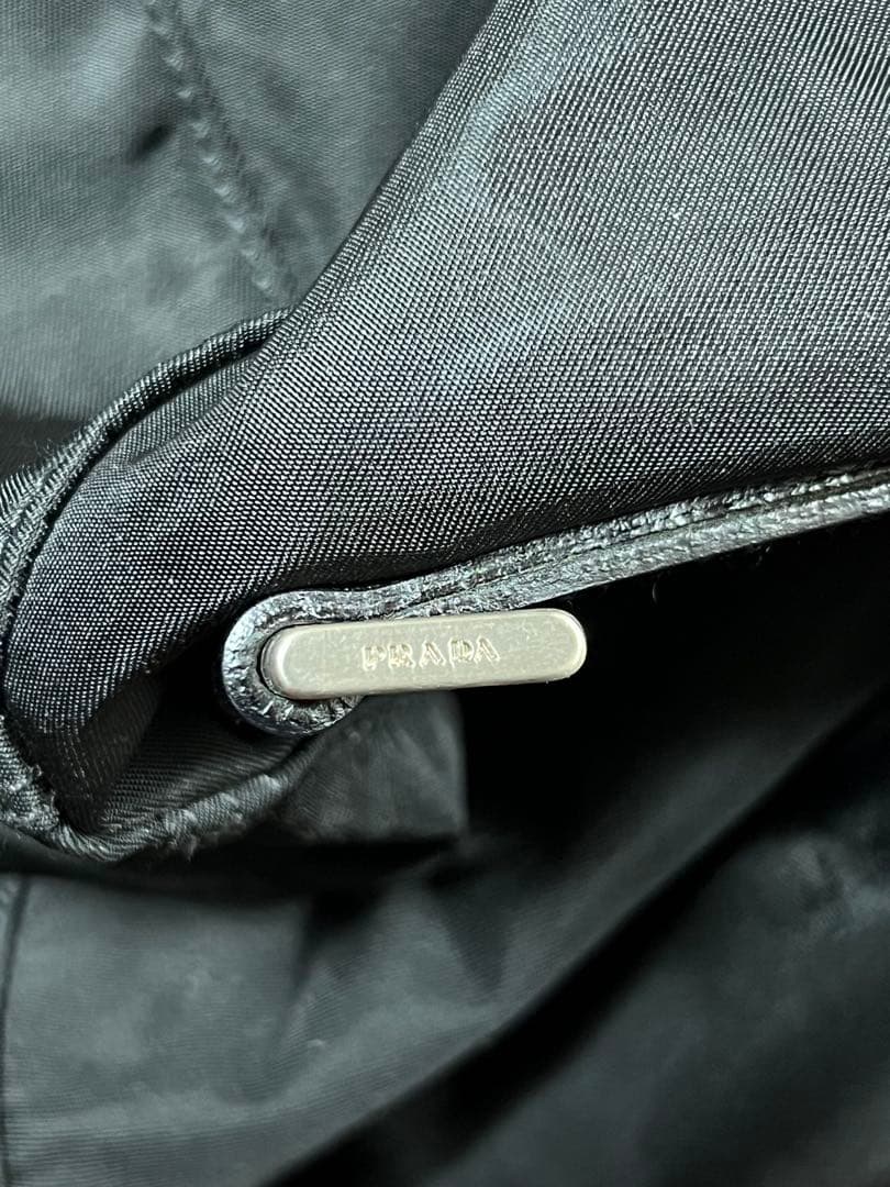 【 美品 】PRADA ボストンバッグ 2way 三角ロゴ ナイロン ブラック