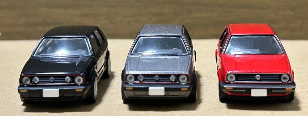 トミカリミテッドヴィンテージネオ フォルクスワーゲン ゴルフⅡ 3台セット