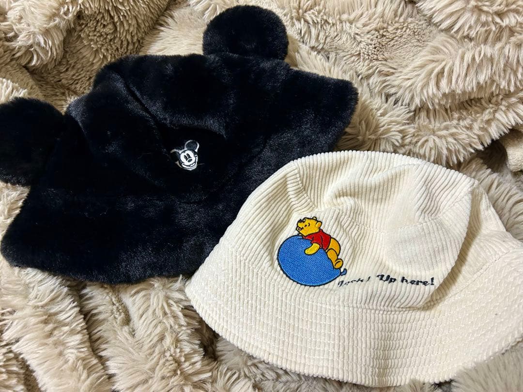 ディズニー　カチューシャ　ファンキャップ　マフラー　8点セットまとめ売り　美品