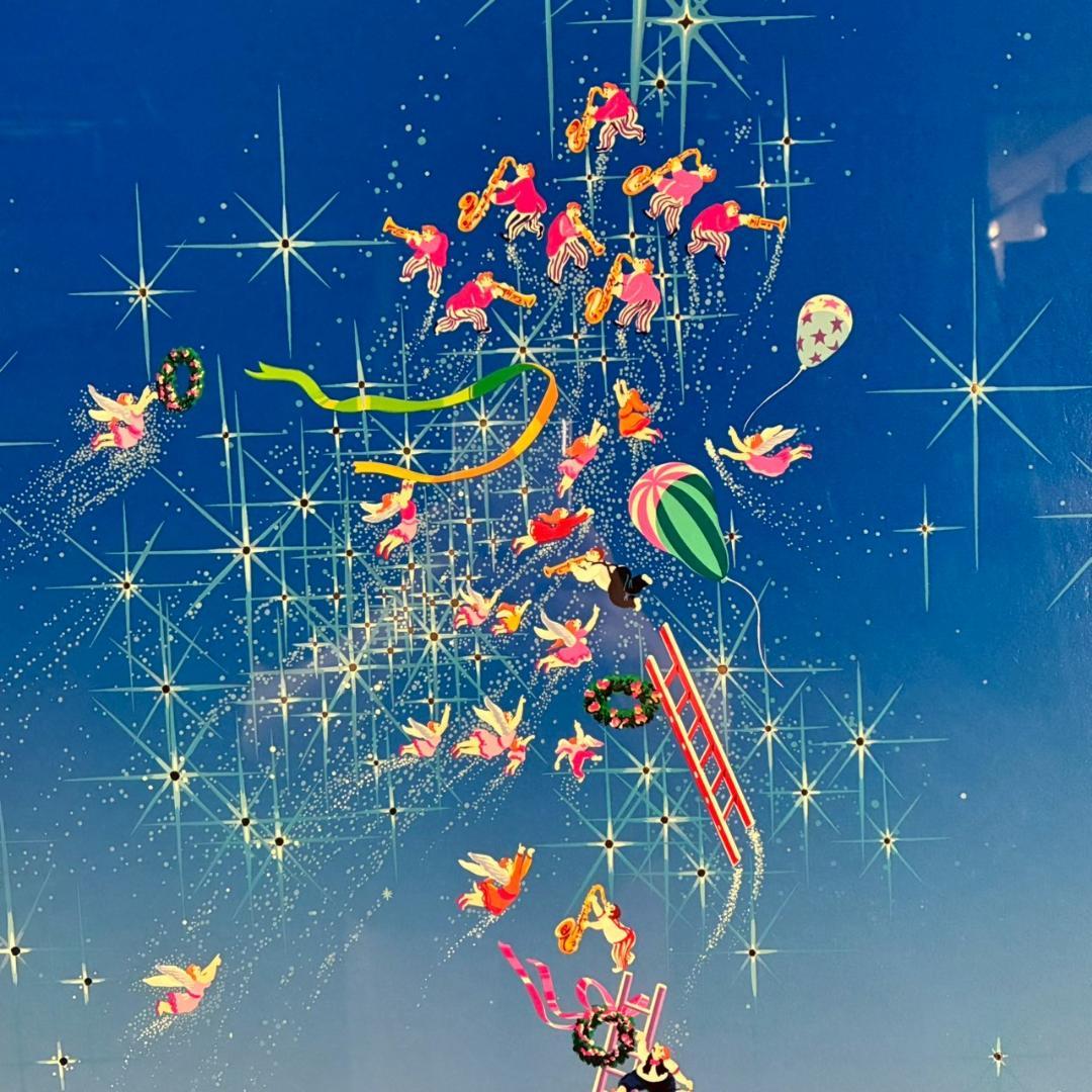 ヒロ・ヤマガタ「星影のステラ」シルクスクリーン 大作 直筆サイン入り 額縁入り