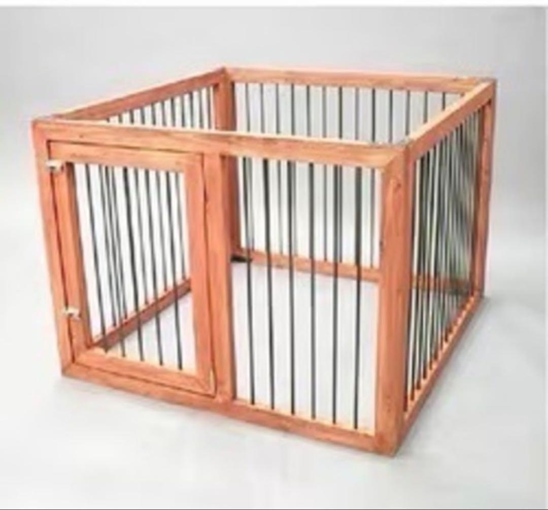 大型犬 中型犬 ペットサークル 木製フレーム