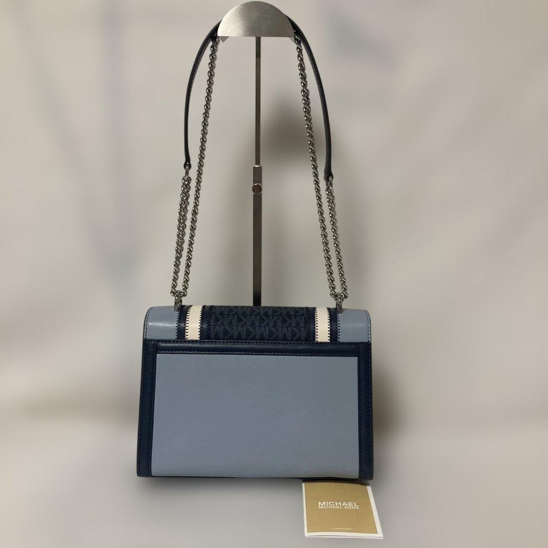 【未使用】マイケルコースショルダーバッグ★WHITNEY カラーブロック.極美品