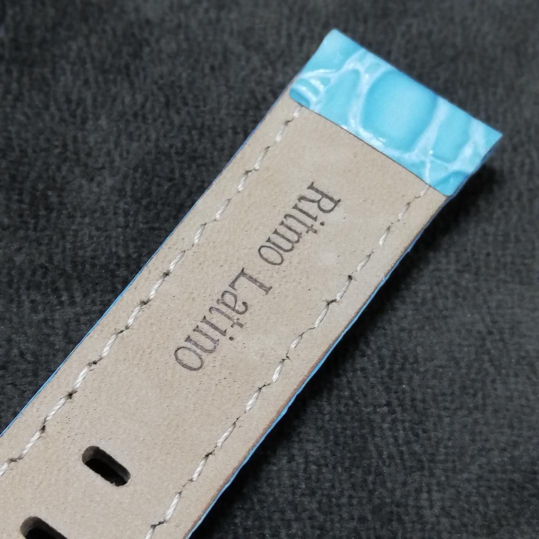 リトモラティーノ　レザー　ベルト　ライトブルー　腕時計　未使用品　(MS273）