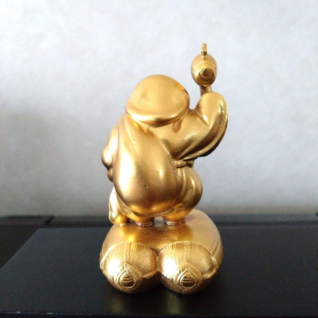 純銀製 恵比寿・大黒天 置物(ガラスケース付き)