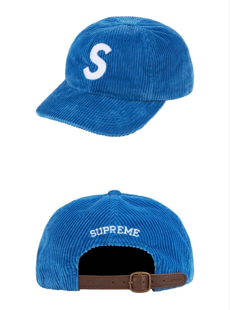 Supreme Corduroy S Logo キャップ
