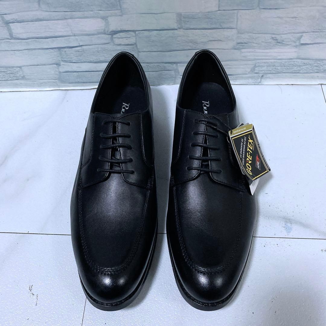 新品タグ アシックスランウォーク ビジネスシューズ ゴアテックス 26 3E 黒