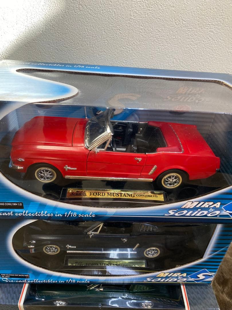 MIRA SOLIDO ＆EAGLEマスタング1/18 3台セット