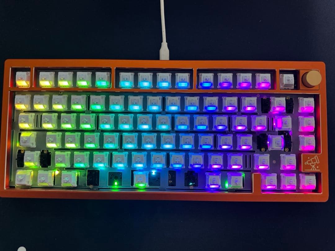 キーボード Meletrix Zoom75 SE Anodized Orange