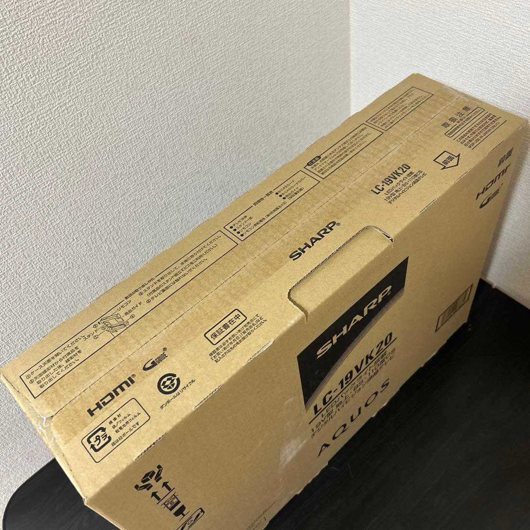 SHARP デジタルハイビジョン液晶テレビ LC-19VK20 未開封品