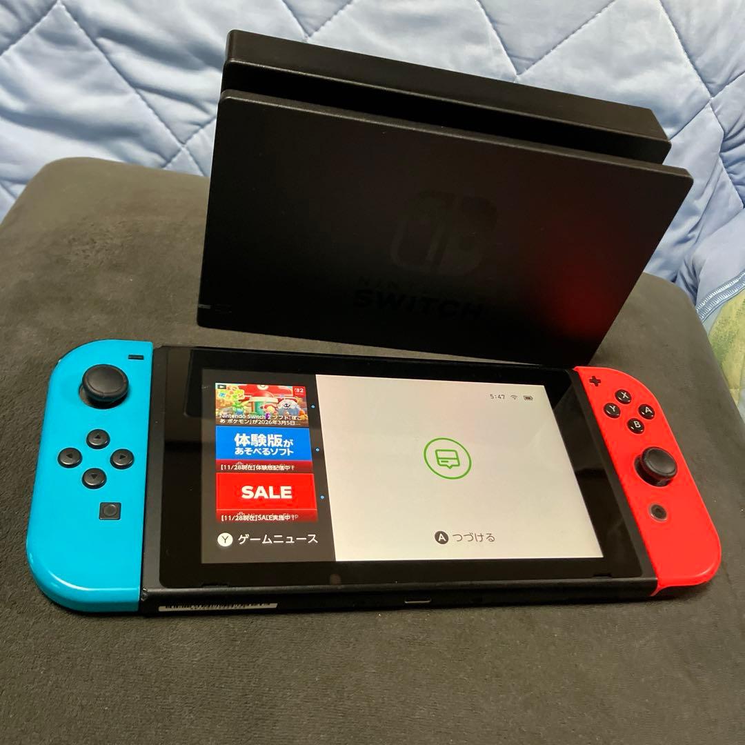 Nintendo Switch 本体　動作確認済み　欠品あり