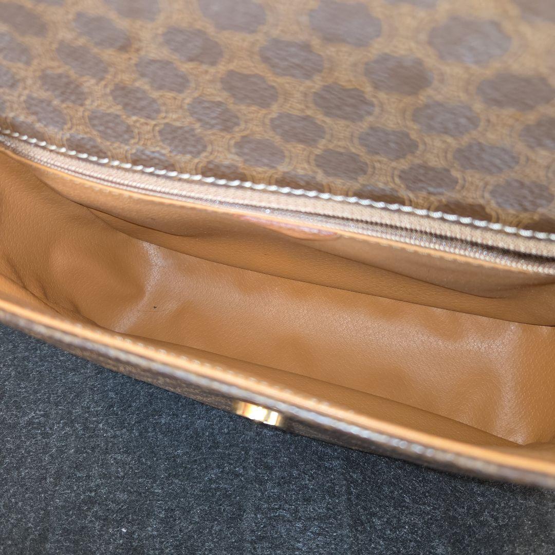 【CELINE】セリーヌ マカダム柄 サークルロゴ金具 ショルダーバッグ M12