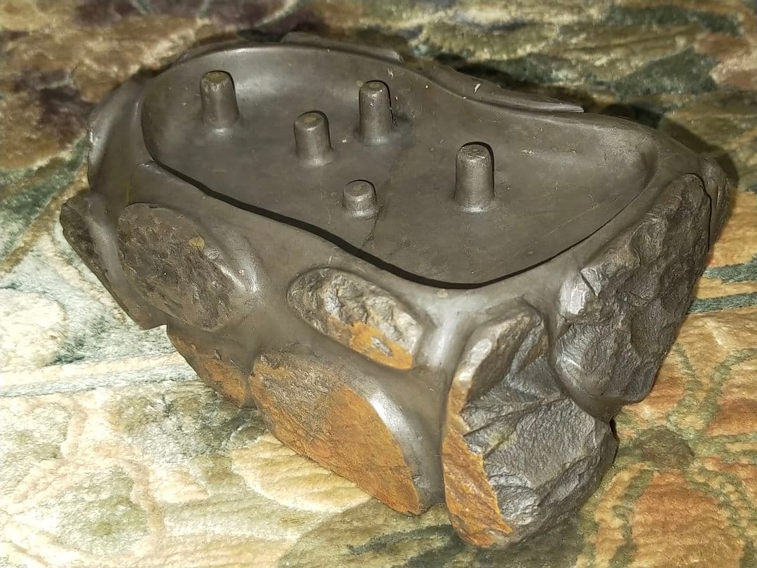 ♥中国　端渓　硯　2040ｇ　骨董品　古玩