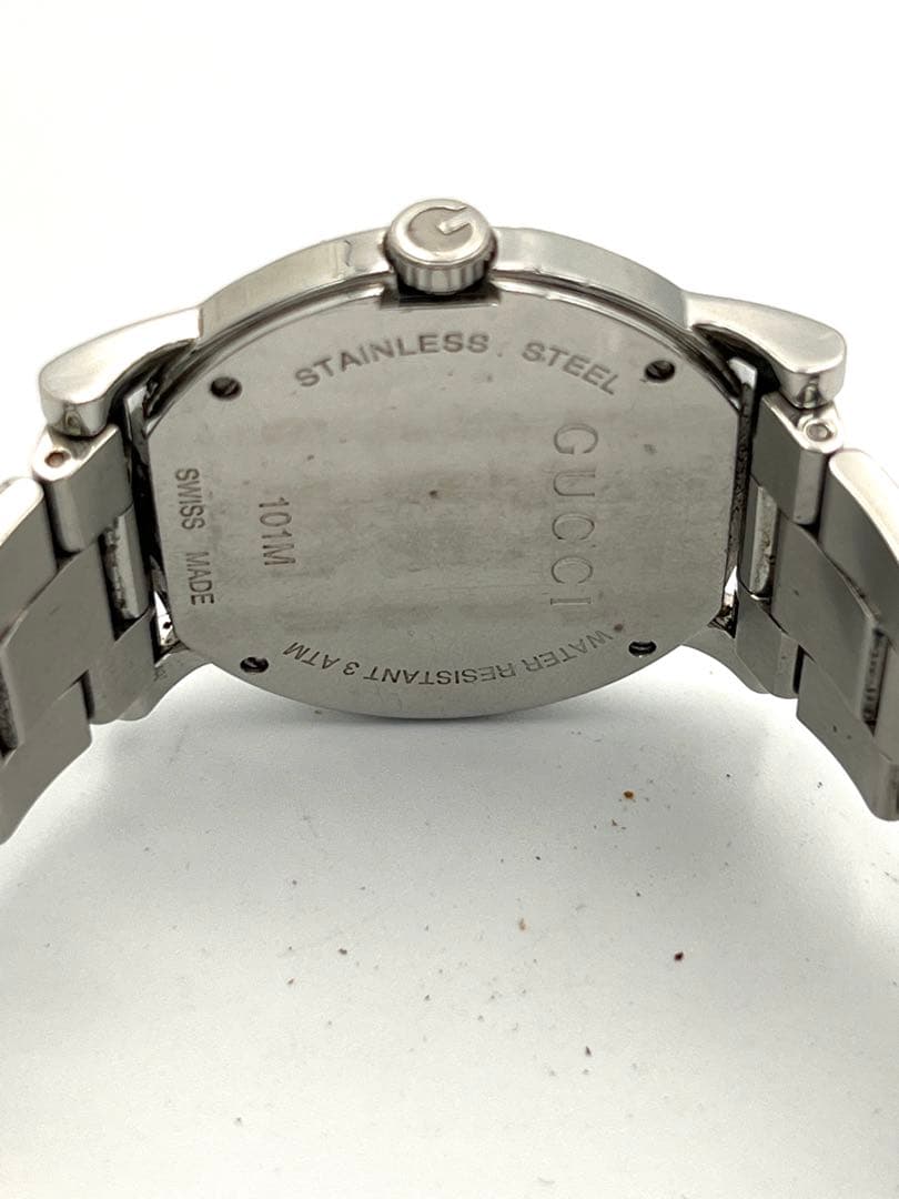 GUCCI Gクロノ デイデイト クォーツ 電池交換済 稼働品