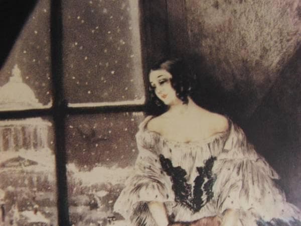 ルイ・イカール、ミミ、希少限定画集画、新品高級額装付、状態良好