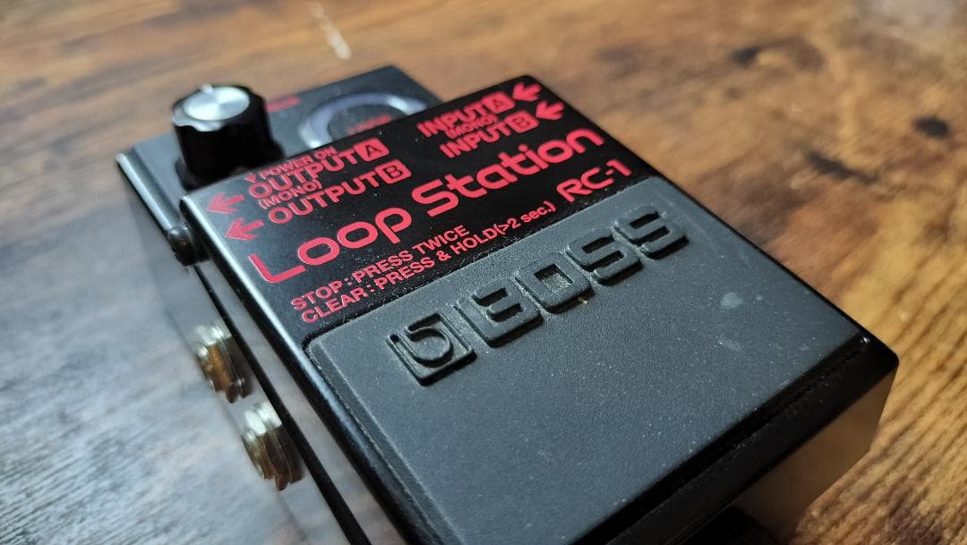 【限定カラー】BOSS RC-1 Loop Station 限定ブラックカラー