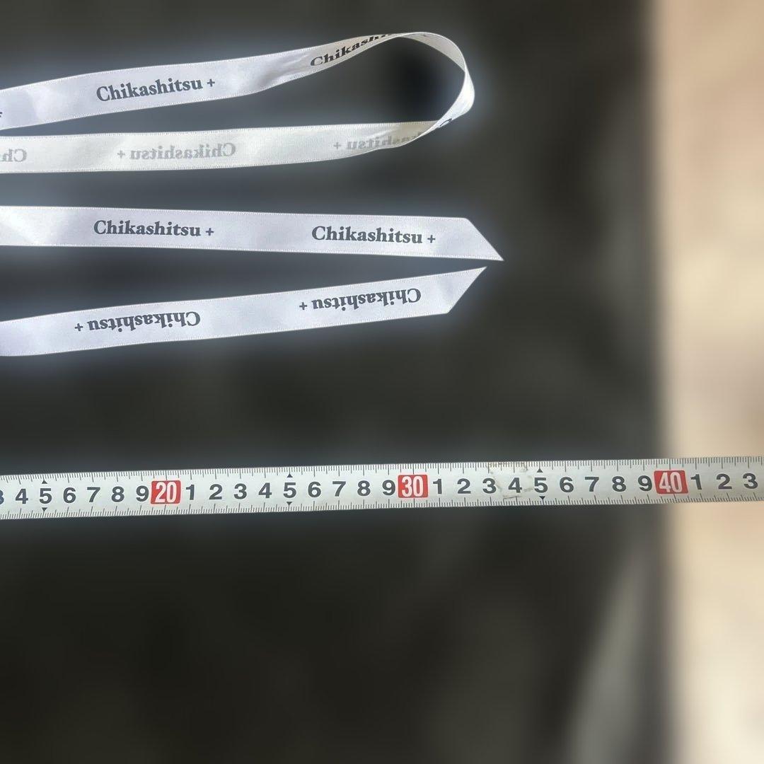 Chikashitsu + ショップ袋 ホワイト　 リボン等