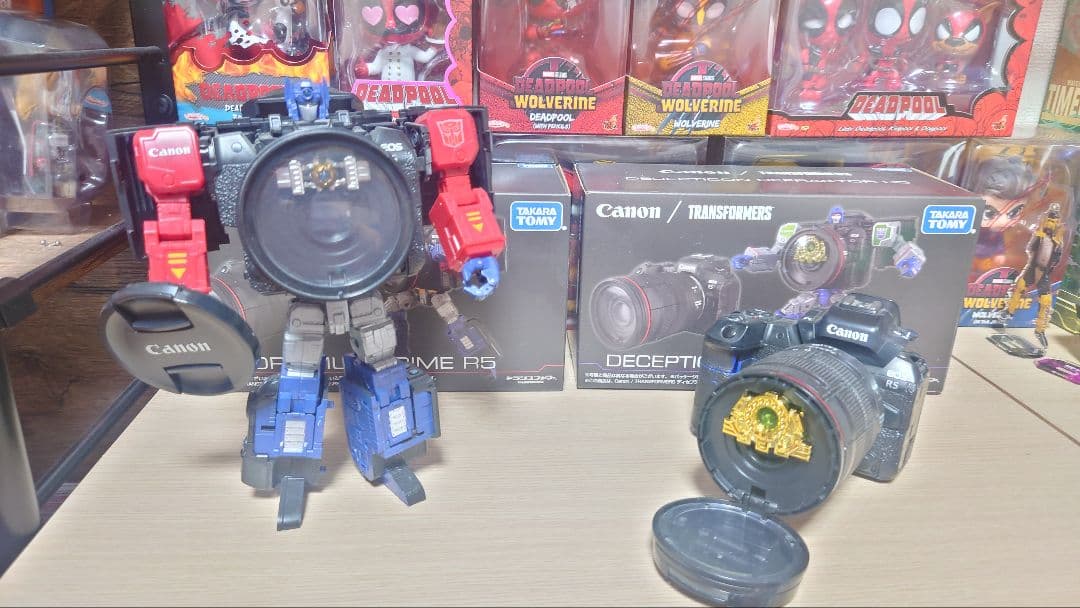 canonトランスフォーマー2体セットで。開封品美品